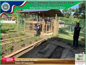 Zahrada ubytování Bow and Arrow Integrated Organic Farm