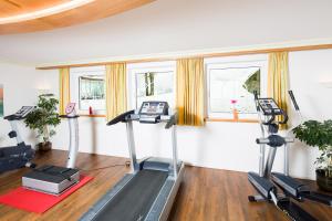 Fitness centrum a/nebo fitness zařízení v ubytování Hotel Leitner