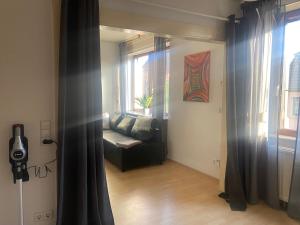 Posezení v ubytování Gemütliche 3 Zimmer Wohnung