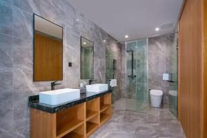 Koupelna v ubytování Yueyangli Garden Hotel