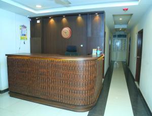 Ο χώρος του λόμπι ή της ρεσεψιόν στο DR Dwell hotel