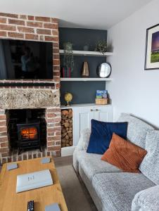 Et opholdsområde på Robin Cottage