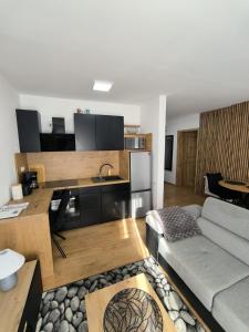 Η κουζίνα ή μικρή κουζίνα στο Apartament Centrum