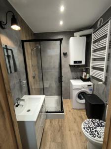 Ένα μπάνιο στο Apartament Centrum