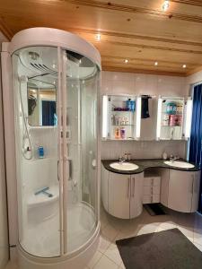 Vannituba majutusasutuses Ski-In Chalet in top location