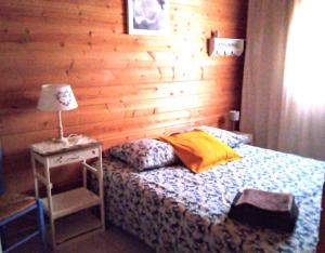 Posteľ alebo postele v izbe v ubytovaní Chalet au calme cœur du LOT