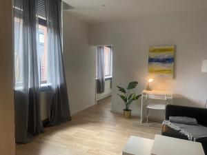 Posezení v ubytování Terassenwohnung in Weilerbach