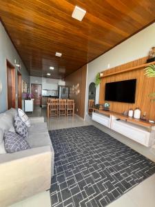 Et tv og/eller underholdning på Apartamento Sapucaia 42125