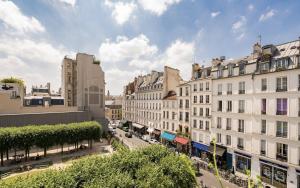 Výhľad na mesto Paríž alebo výhľad na mesto priamo z apartmánu