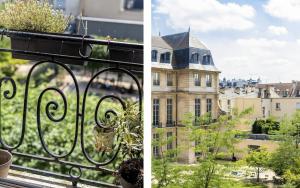 Balkón alebo terasa v ubytovaní Typical Parisian Flat # Le Marais # Musée Picasso