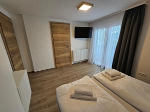 Posteľ alebo postele v izbe v ubytovaní New, cozy retreat, 300 m to ski bus in Schladming Region