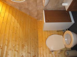 Koupelna v ubytování Guest House U Lakomce