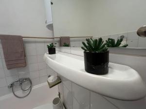 Koupelna v ubytování Apartman Mirna
