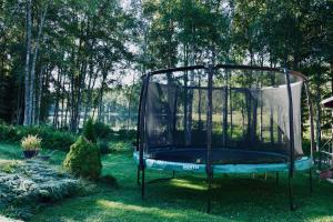 Ein Garten an der Unterkunft Tiny House with a Stunning Lake View 30 Min from Gothenburg