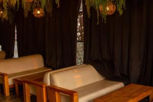 A seating area at Diganga Reloaded