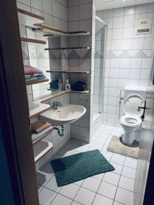 Vannituba majutusasutuses Linz Stay & Go