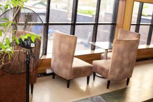 A seating area at Diganga Reloaded