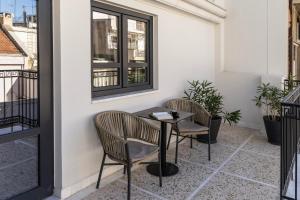 Balkón nebo terasa v ubytování Oniro City