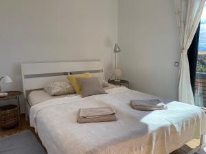 Ένα ή περισσότερα κρεβάτια σε δωμάτιο στο Mi Casa