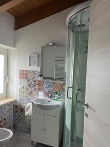 Koupelna v ubytování Nottola B&B + 37 fotografií