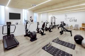Fitness centrum a/nebo fitness zařízení v ubytování Sercotel Boulevard Vitoria-Gasteiz