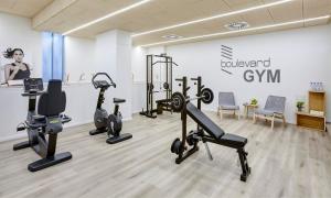 Fitness centrum a/nebo fitness zařízení v ubytování Sercotel Boulevard Vitoria-Gasteiz