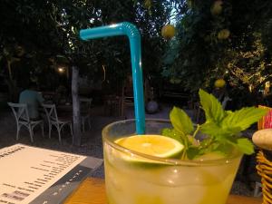 Juomia majoituspaikassa Litost Cafe