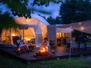 Gäste, die in der Unterkunft 焚き火キャンプ場 Hokkaido Glamping - TAKIBI übernachten