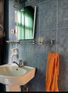 Koupelna v ubytování Guesthouse Zebo