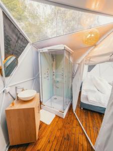 Koupelna v ubytování EKA Glamping