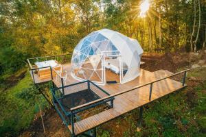 Zahrada ubytování EKA Glamping