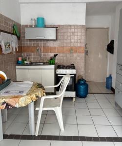 Dapur atau dapur kecil di Apartamento Avenida Sete