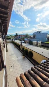Balkón nebo terasa v ubytování Pousada Estacao do Sol de Paraty