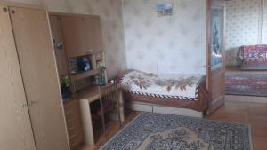 Postel nebo postele na pokoji v ubytování Дом гостевой Для семьи
