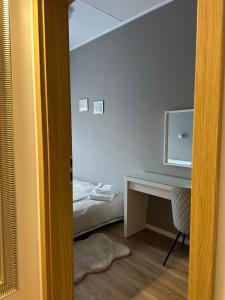 Posteľ alebo postele v izbe v ubytovaní Apartament Mushellka - Dziwnówek Horizon Park , 2 sypialnie i salon