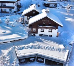 Haus Almrausch during the winter