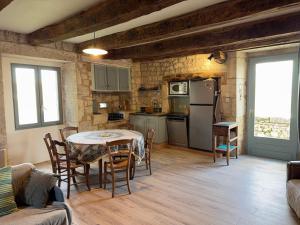 مطبخ أو مطبخ صغير في Gîte de charme champêtre