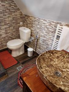 Phòng tắm tại Cabana Cavnic Maramures