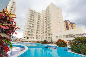 Bazén v ubytování Atrium Thermas Residence Service nebo v jeho okolí