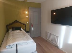 Postel nebo postele na pokoji v ubytování Hotel Meierhof