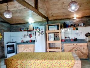 Kuchyň nebo kuchyňský kout v ubytování Camping Carcará da Canastra + 37 fotografií