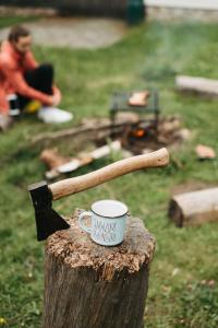 Kaffi- og teaðstaða á Šumavské maringotky - originál