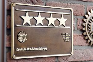 Certifikát, hodnocení, plakát nebo jiný dokument vystavený v ubytování Hotel Lücke Rheine