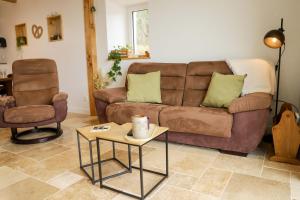 Posezení v ubytování Duplex vue sur les montagnes - Orbey