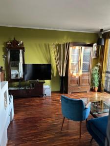 Μια τηλεόραση ή/και κέντρο ψυχαγωγίας στο Apartament Brzozowa