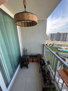 Balkón nebo terasa v ubytování Departamento valle de Peñuelas