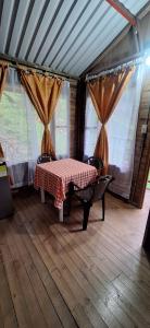 A bed or beds in a room at Cabañas Los Profes