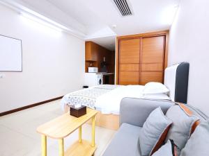 Istumisnurk majutusasutuses Guangzhou Uhome Service Apartment
