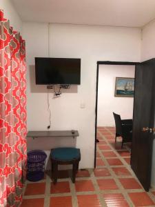 TV a/nebo společenská místnost v ubytování California House