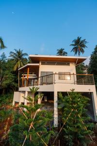 ระเบียงหรือลานระเบียงของ Seaview Villa Ganesha